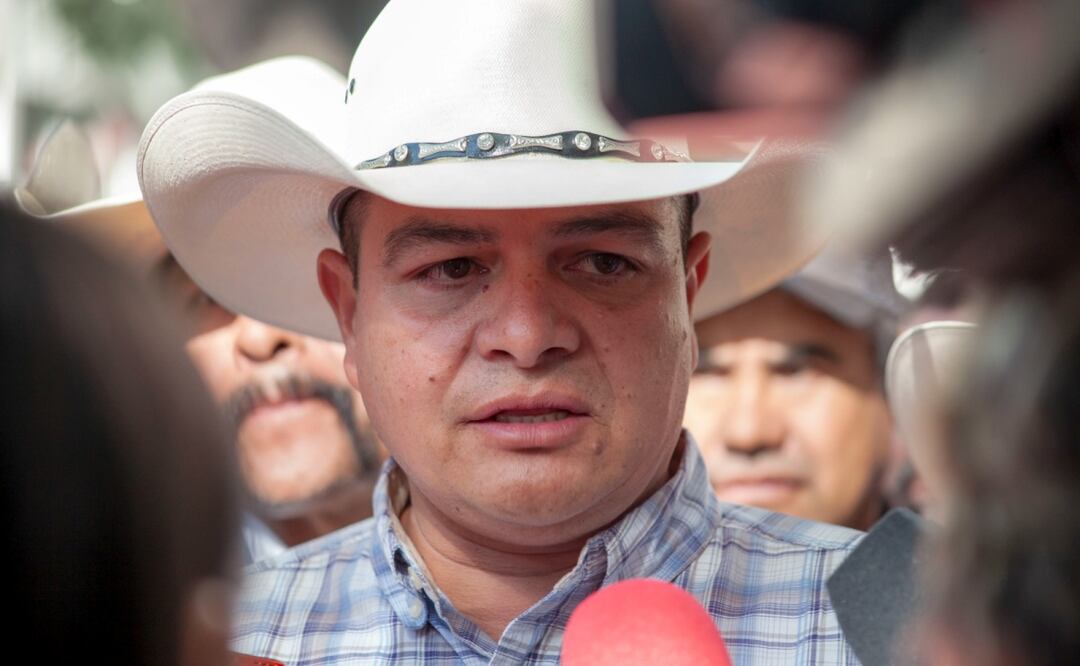 Rubén Vázquez de la Rosa, representante de agricultores de Guanajuato (28/10/2025). Foto: Especial