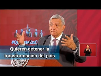 AMLO acusa a "conservadores" de lanzar campaña de desinformación que utiliza a figuras públicas