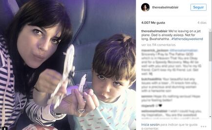 Selma Blair sufre ataque de histeria en avión 