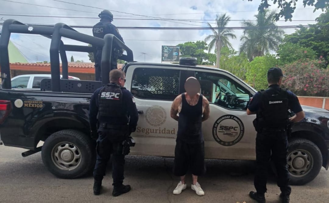 Golpe al crimen organizado; aseguran armas, explosivos y detienen a presunto homicida buscado por EU. Foto: Especial