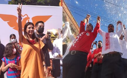 PRI y MC registran a sus candidatos a la gubernatura de Oaxaca