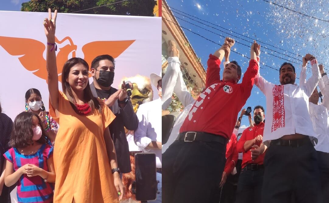 Los candidatos estuvieron acompañados de cientos de militantes de sus partidos. Fotos: Mario Arturo Martínez / EL UNIVERSAL