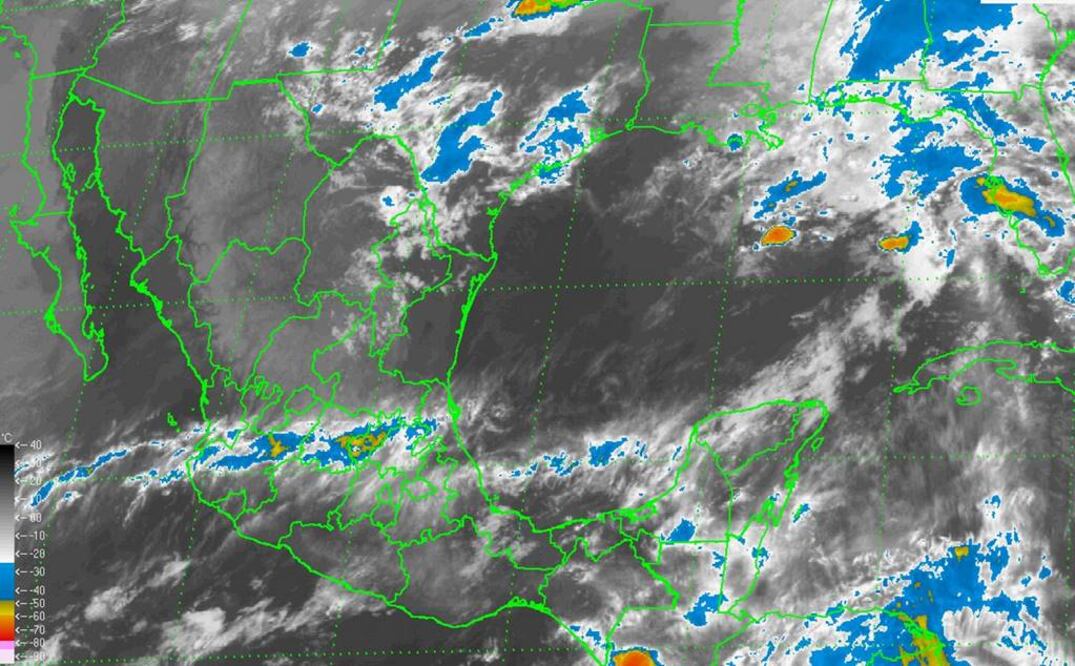 El SMN dijo que un canal de baja presión se extenderá desde el norte hasta el centro y el sur del territorio nacional(Conagua)