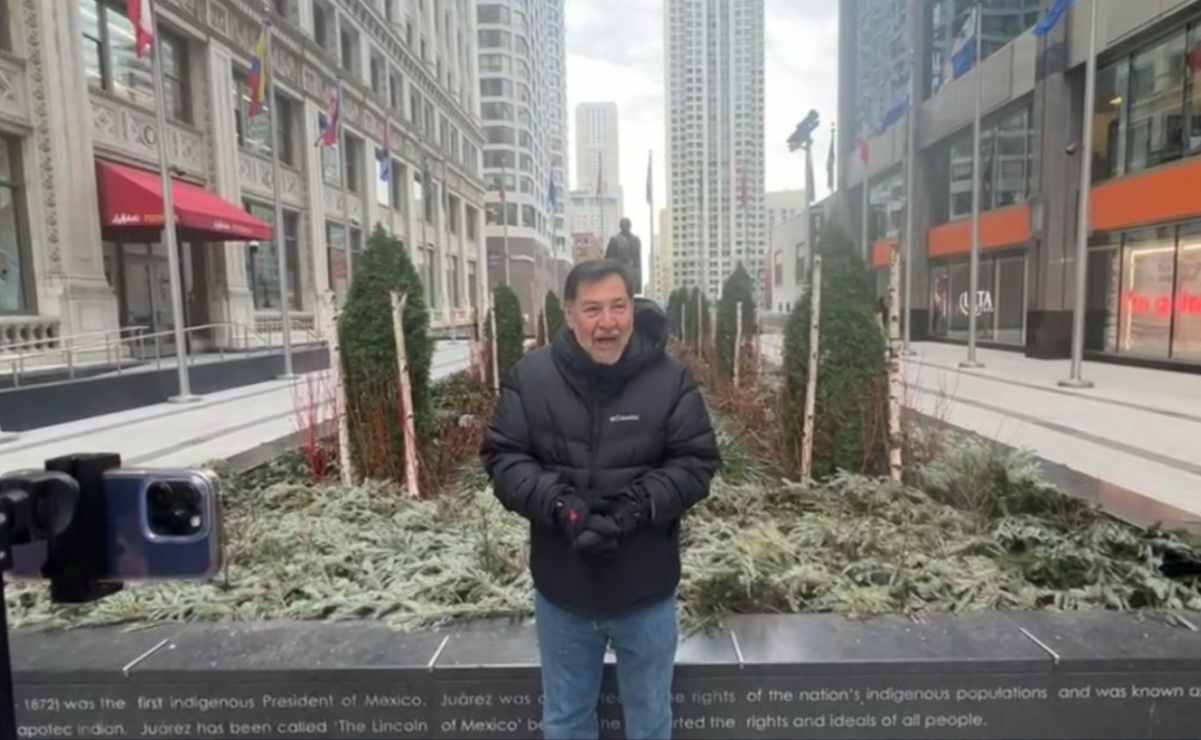 米国出身のノローニャさんは、移民に対するトランプ大統領の政策を「悪名高い」と評する。シカゴで同胞と会う