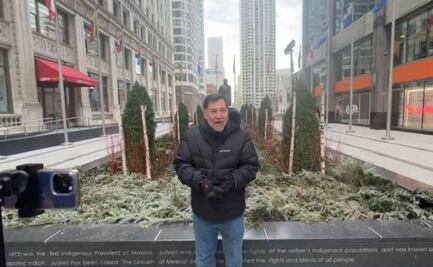 Desde EU, Noroña califica de "infame", política de Trump contra migrantes; se reúne con connacionales en Chicago