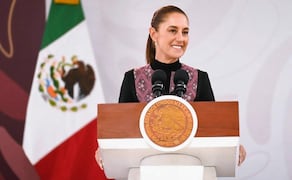 Presidenta Claudia Sheinbaum durante su conferencia de prensa "La Mañanera del Pueblo" desde Guanajuato (18/09/2026). Foto: Presidencia
