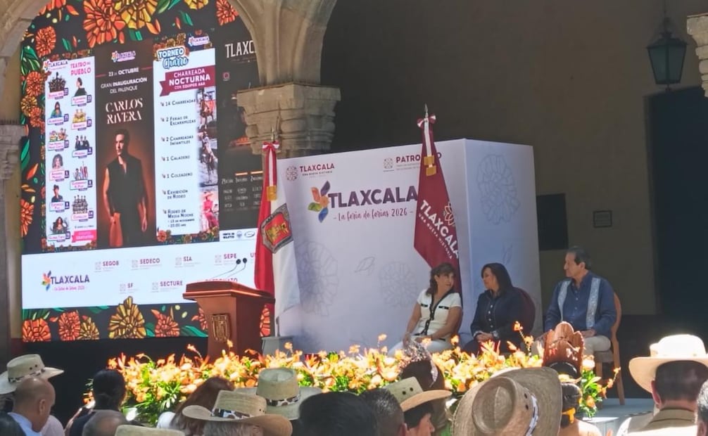 Presentan la Feria de Tlaxcala 2026; buscará imponer un Récord Guinness con una cata de pulque.
Foto: Especial.