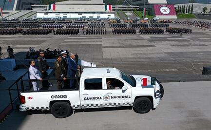 AMLO encabeza conmemoración del tercer aniversario de la Guardia Nacional