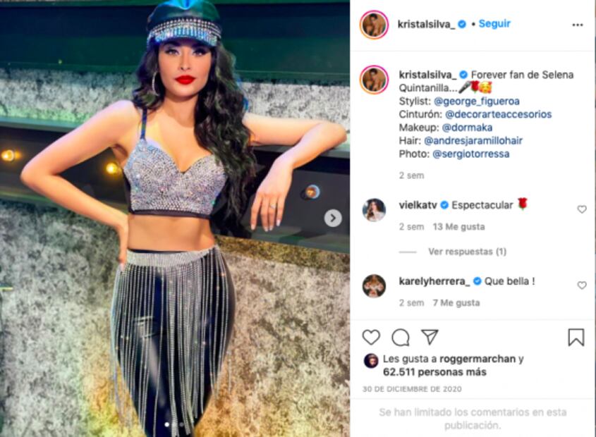 Kristal Silva disfruta de la playa en mini bikini