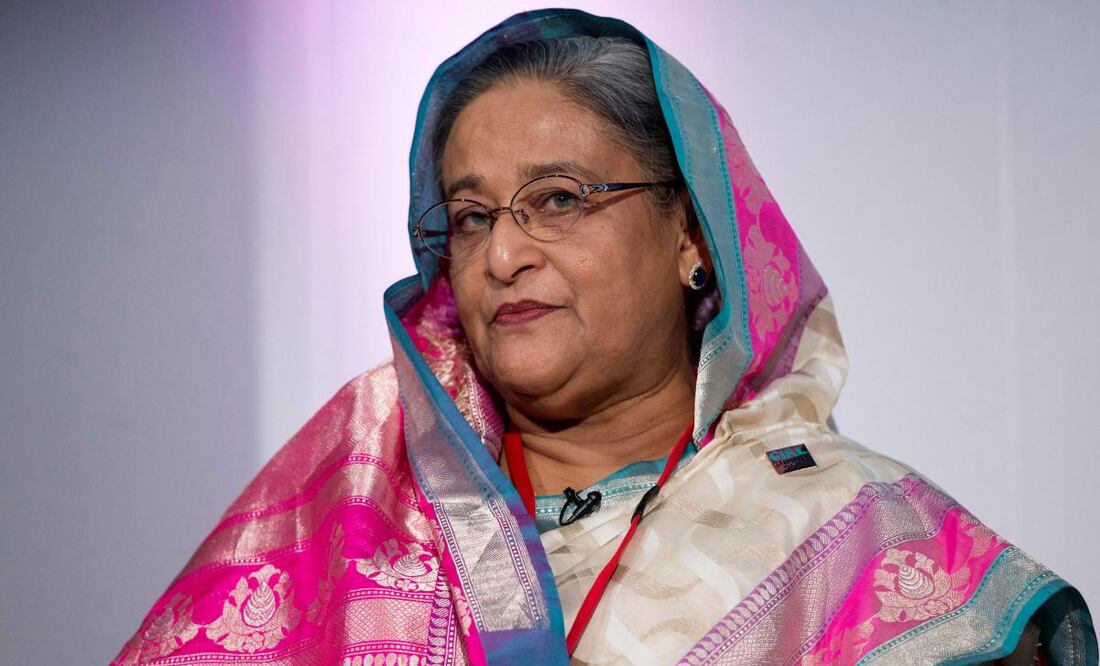 La primera ministra de Bangladesh, Sheikh Hasina Wajed, intervino en la Cumbre de Niñas 2014, celebrada en la Academia Walworth el 22 de julio de 2014 en Londres, Inglaterra. Foto: AFP