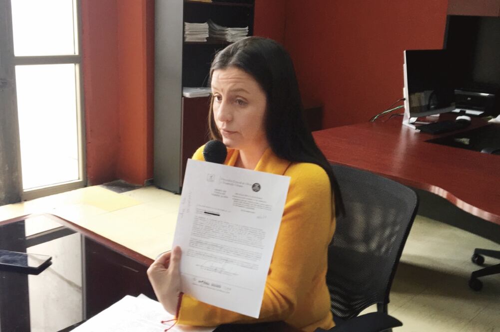 Acusación. Hace unos meses Zuleyma Huidobro denunció una red de coyotes que otorgan documentos apócrifos para realizar obras irregulares. (EDUARDO HERNÁNDEZ. EL UNIVERSAL)