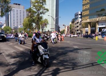 Protesta en Paseo de la Reforma: exigen liberación de Diana Sánchez Barrios