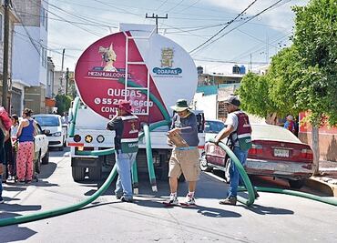 Sustitución de tuberías para en Neza, acusan obra inconclusa