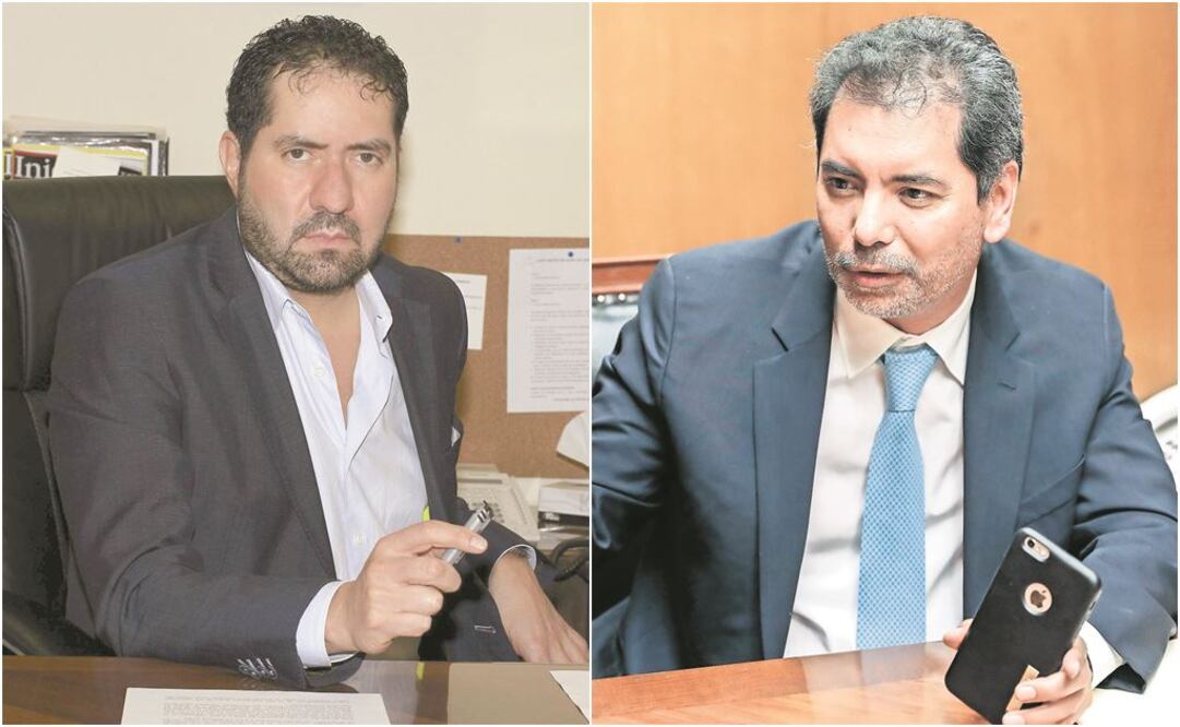 Ricardo Becerra, excomisionado de la Reconstrucción, y Édgar Amador, exsecretario de Finanzas, se dijeron a disposición de la PGJ. 