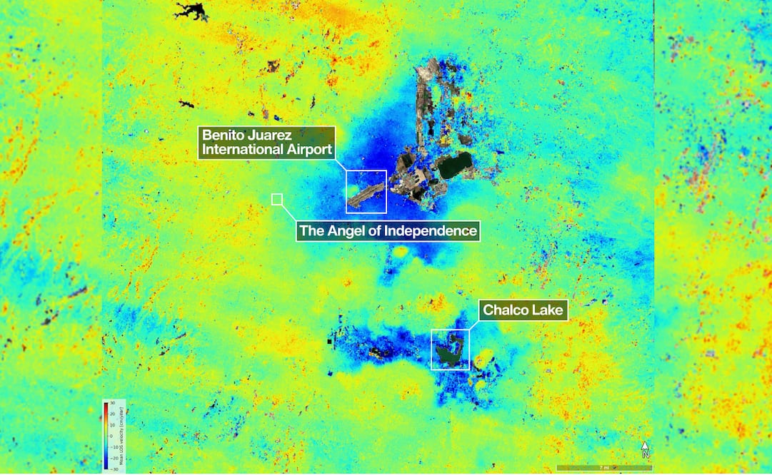 Las nuevas imágenes de las NASA fueron capturadas por el satélite NISAR. Foto: NASA