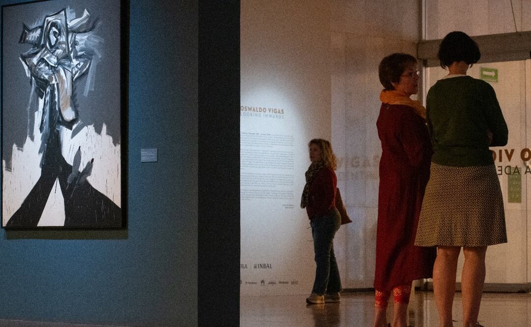 Recorrido por la exposición homónima sobre la exhibición  “Oswaldo Vigas. Mirar hacia adentro” en el Museo de Arte Moderno. Fotos: Abril Angulo/ El Universal.