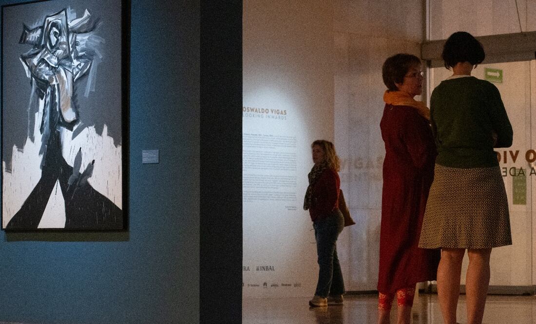 Recorrido por la exposición homónima sobre la exhibición  “Oswaldo Vigas. Mirar hacia adentro” en el Museo de Arte Moderno. Fotos: Abril Angulo/ El Universal.