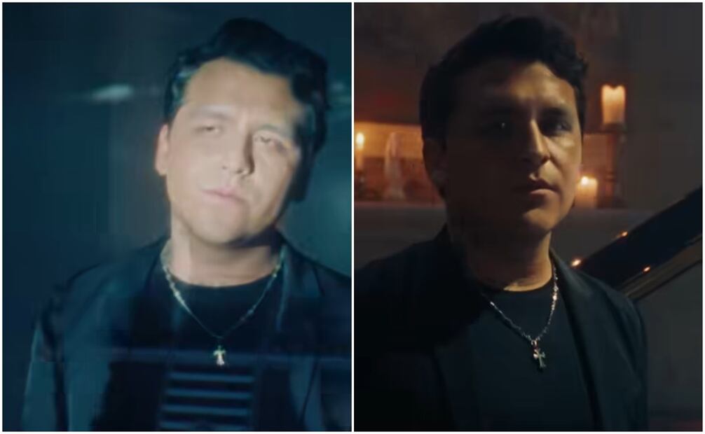 Christian Nodal luce sin bigote y sin tatuajes en su nuevo video que se estrena el 30 de enero.