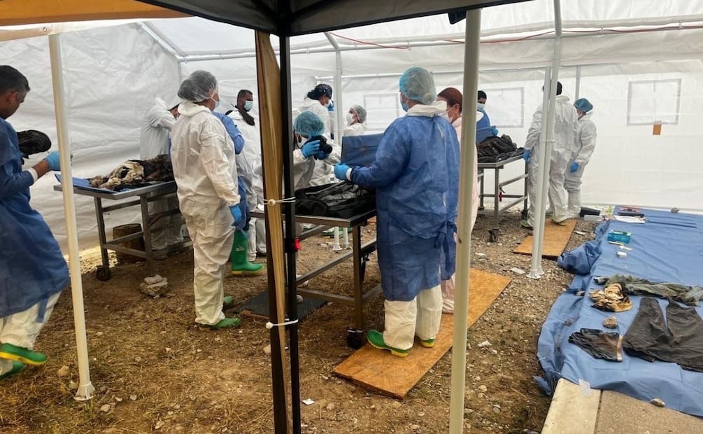 386 cuerpos apilados permanecían sin incinerar en el crematorio Plenitud de Ciudad Juárez. | Foto: Especial.