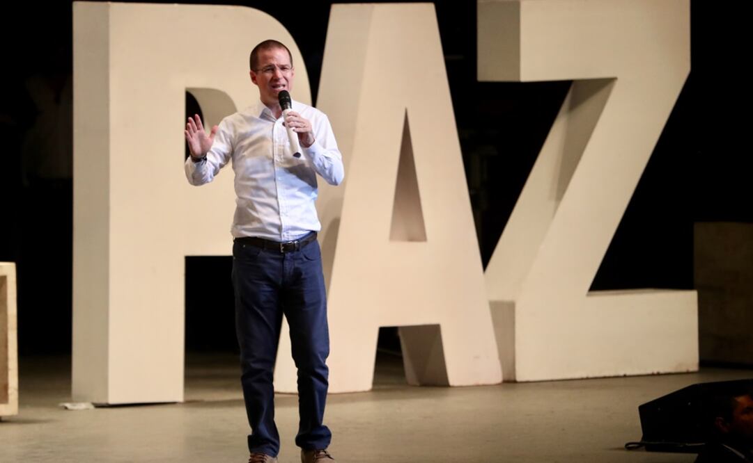 Ricardo Anaya Cortés ofreció una conferencia en en el Auditorio Telmex. (Ariel Ojeda / EL UNIVERSAL)