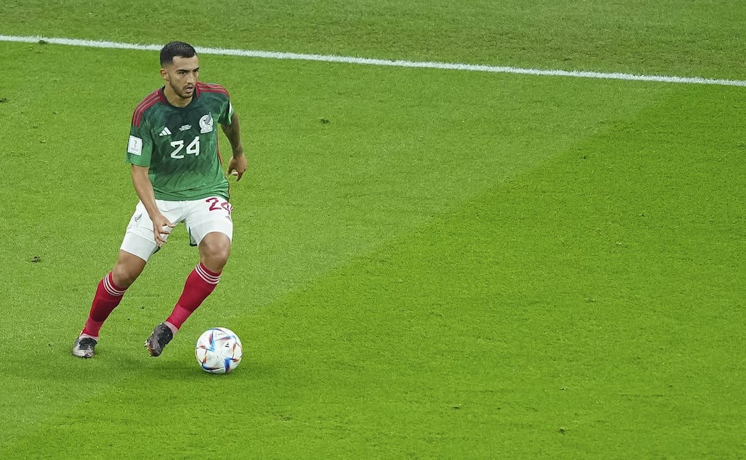El mediocampista del Pachuca durante el juego con Arabia Saudita / Foto: Imago7