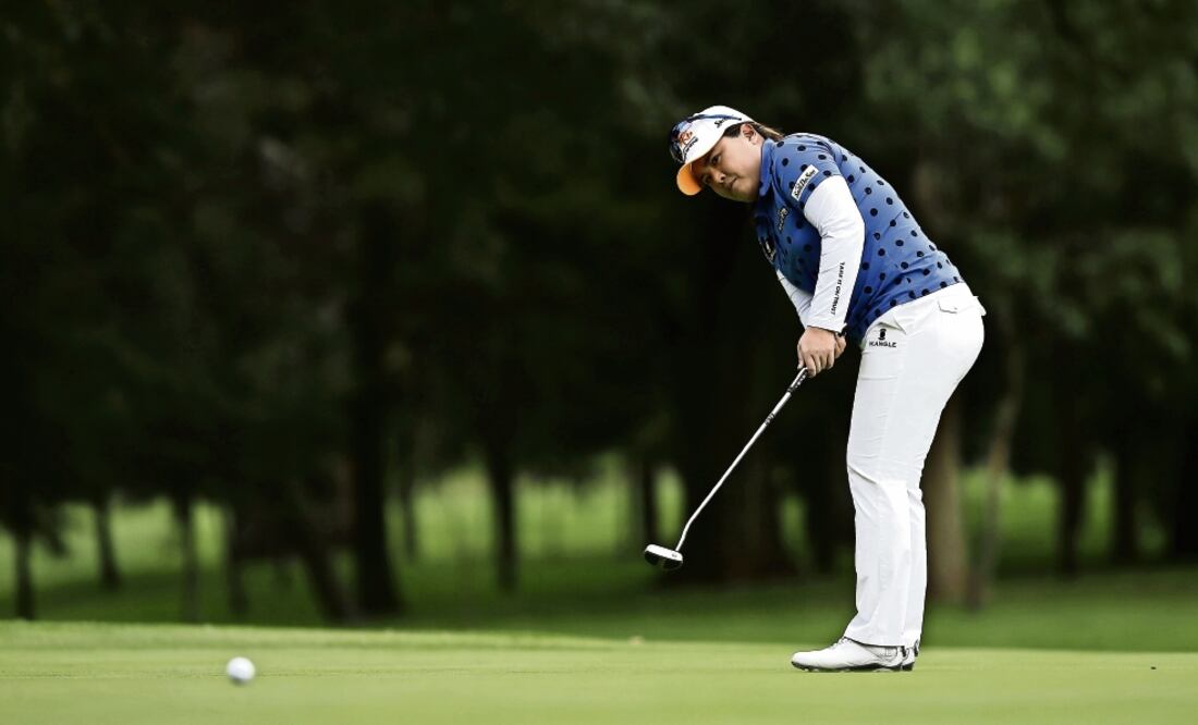 Park consiguió birdies en los hoyos 1, 10, 12, 14, 16 y 17. JOSÉ MÉNDEZ. EFE