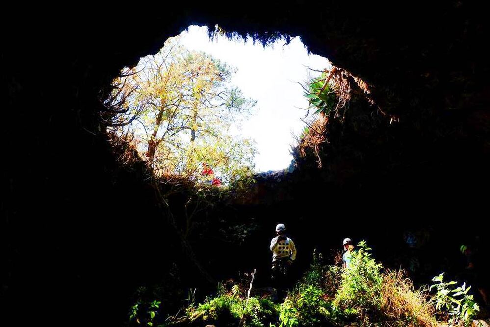 Las cuevas se formaron con lava de la única erupción del volcán. Foto: Sy Kim; Flickr