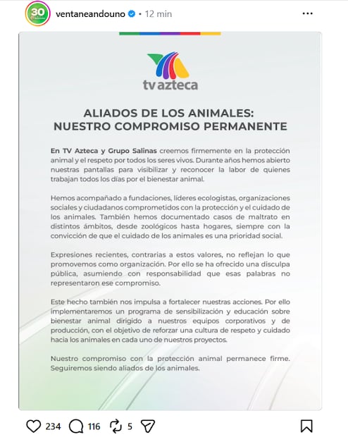 La empresa implementará capacitaciones dirigidas a sus equipos corporativos y de producción para fortalecer una cultura de respeto y cuidado hacia los animales.