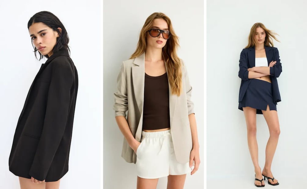 Un blazer bien estructurado nunca pasa de moda. Foto: Stradivarius