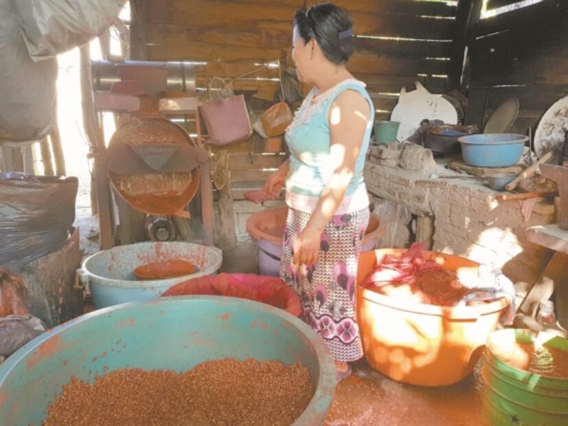 Ellas son las últimas mujeres del achiote