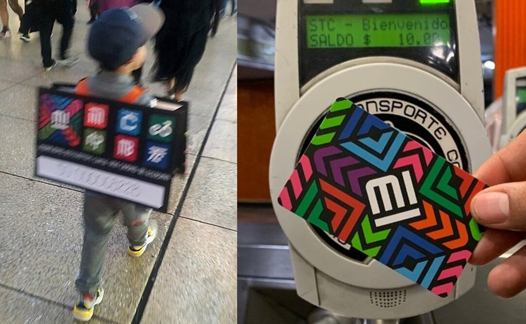 El pequeño recreó cada detalle de la Tarjeta de Movilidad Integrada del Metro CDMX. Foto: X @dai_mktb / @MetroCDMX