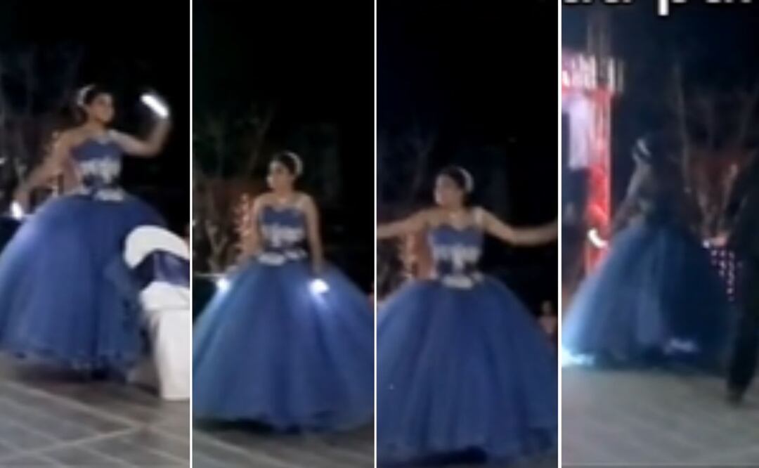 Esta invitada arruina por error una coreografía de la cumpleañera y recibe insultos. Foto: TikTok @apolicapricornio
