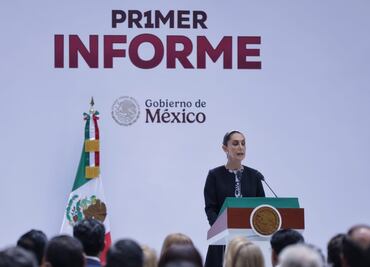 Sheinbaum destaca reforma judicial y relación con EU; primer informe de gobierno en Palacio Nacional