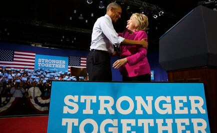 “No hay mujer más preparada que Clinton“, afirma Obama