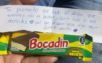 Chica consuela con un chocolate a joven que lloraba en Línea 3 del Metro; mensaje se hace viral