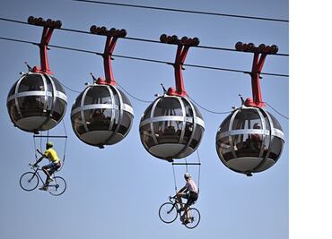 Prueba de altura: así fue la “Carrera en el aire” en el Tour de Francia