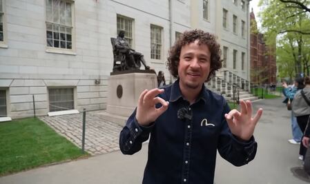  ¿Luisito Comunica se burla de Trump?; youtuber muestra cómo es Harvard por dentro y se viraliza