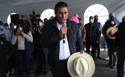 Alcalde de Toluca retira plantón; asegura ya contar con recursos para pagar sueldos pendientes 