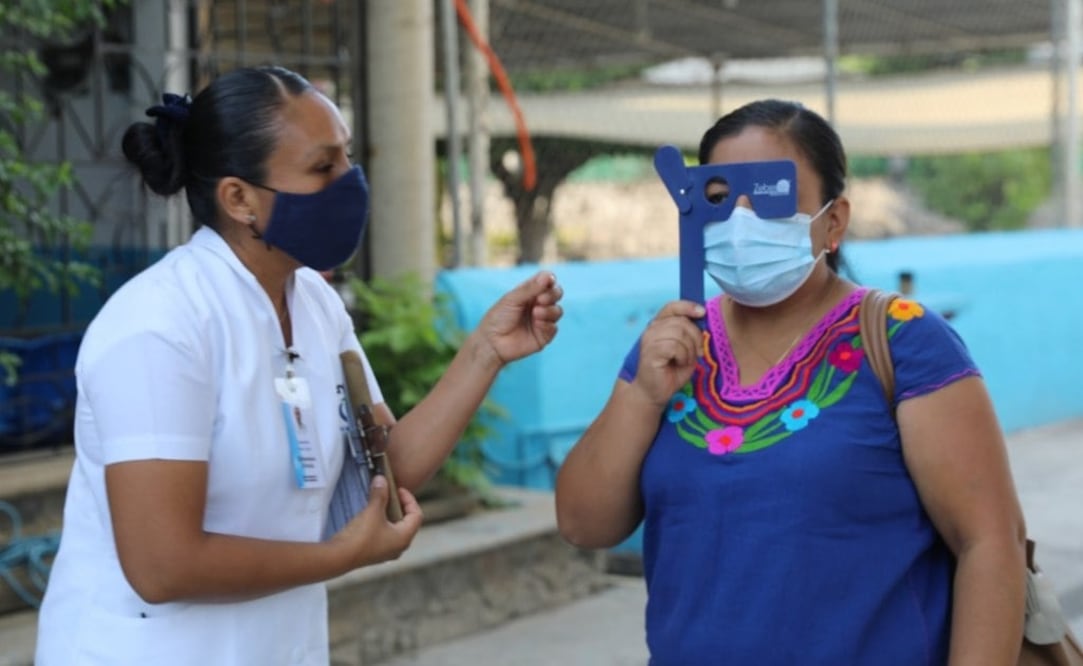 Como parte de un Nuevo Modelo de Minería Social y Ambientalmente Responsable del Proyecto Esperanza de la empresa Esperanza Silver de México, se pusieron en marcha distintas acciones de desarrollo comunitario, como el apoyo a la salud visual