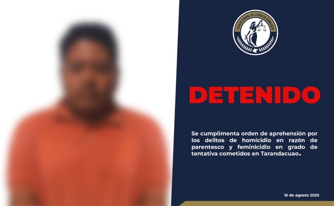 Detienen a Daniel quien mato a su propio hijo de 9 años con un machete. Foto: Especial.