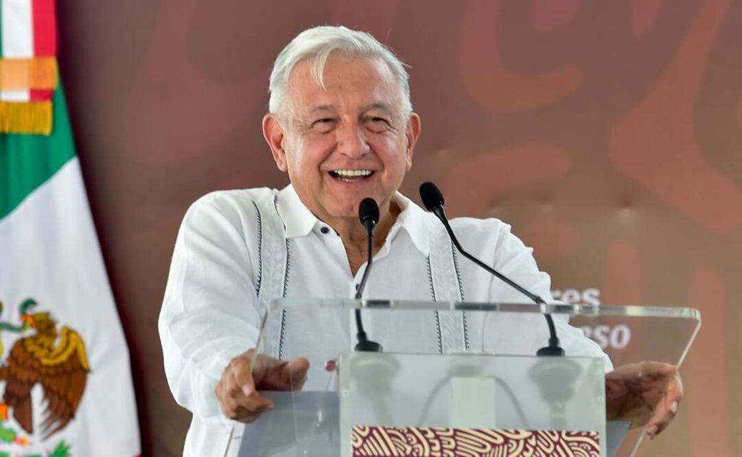 AMLO en conferencia de prensa en Quintana Roo. Foto: Especial