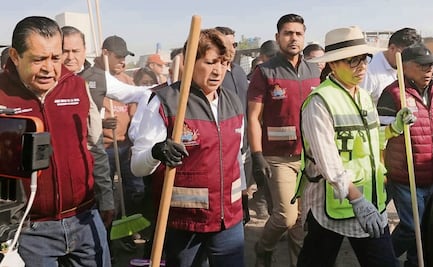 Relizan jornada de limpieza en Periférico Oriente en Edomex