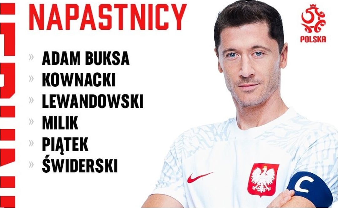 Robert Lewandowski es la gran figura de la convocatoria polaca / Foto: Selección Polonia PZPN