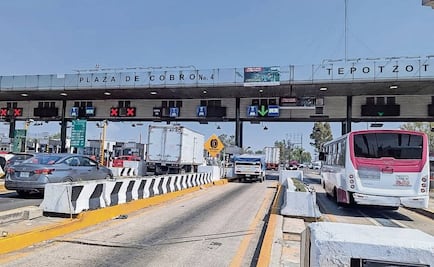 Instalan sólo un ponchallantas en la caseta de Tepotzotlán