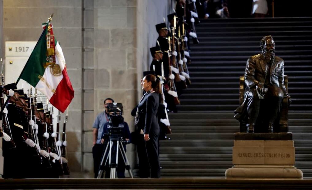 La presidenta Claudia Sheinbaum Pardo estuvo presente en el inicio de actividades de la Corte, el 1 de septiembre de 2025. Foto: Carlos Mejía / EL UNIVERSAL