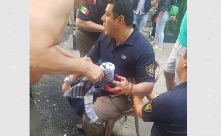 Balean en la Condesa a líder de bomberos Ismael Figueroa