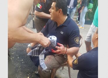 Balean en la Condesa a líder de bomberos Ismael Figueroa