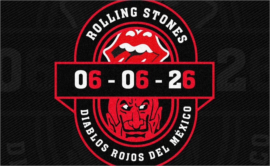 FOTO: Diablos Rojos del México y The Rolling Stones unen fuerzas y anuncian sorpresa que se volará la barda