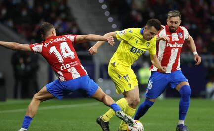 Atlético de Madrid sufre para derrotar al Cádiz; Héctor Herrera jugó todo el partido