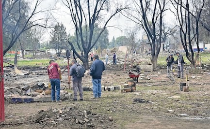 Inician peritaje por la explosión en predio de La Saucera